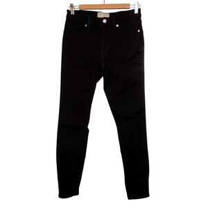 Everlane | Women's Classic Black Mid-Rise Skinny Stretch Jeans (Size 27 Regular)